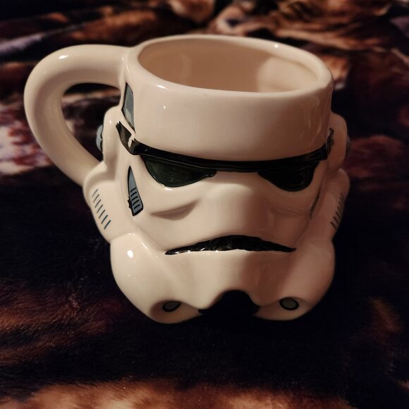 Star Wars Storm Trooper Mug Molded Ceramic 18 Oz Capacity - Picture 1 of 4